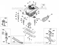 F   Moteur, lame pour Stihl MB 455 E