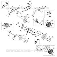 D   Entraînement pour Stihl MB 455 M