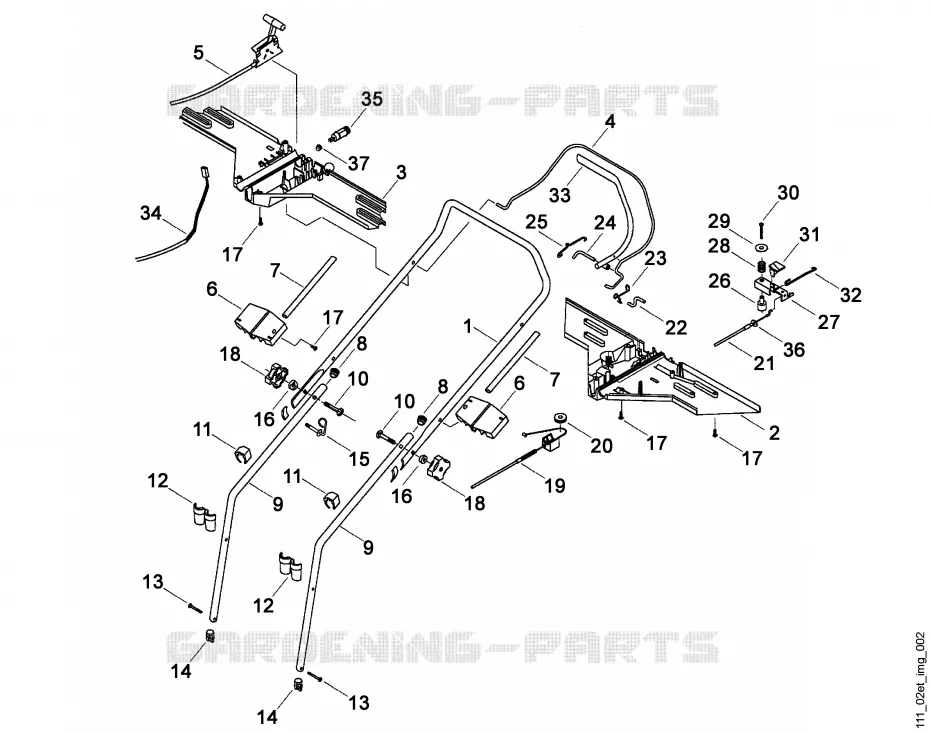 B - Guidon Stihl Tondeuses Tondeuses VIKING : MB MB 455 MM  MB 455 MM