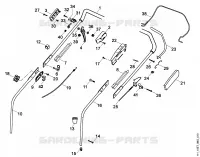 A   Guidon pour Stihl MB 505 MQ