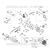 C   Entraînement pour Stihl MB 505 KAT