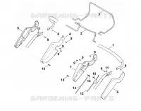 A   Guidon part haut pour Stihl MB 545.0 T