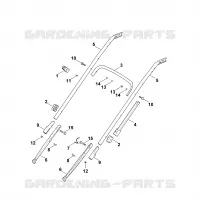 B   Guidon inférieur pour Stihl MB 545.0 T