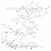 D   Carter, Axe pour Stihl MB 545.0 T