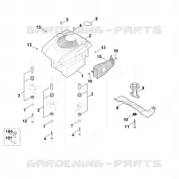 F   Moteur, lame pour Stihl MB 545.0 T