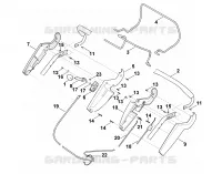 A   Guidon part haut pour Stihl MB 545.0 VM