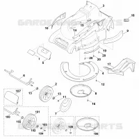 D   Carter, Axe pour Stihl MB 545.0 VM