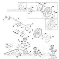 E   Axe, Transmission pour Stihl MB 545.0 VE