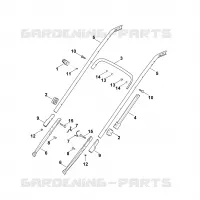 B   Guidon inférieur pour Stihl MB 545.0 VS