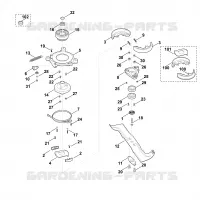 G   Lame, Embrayage de lame pour Stihl MB 545.0 VS
