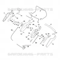 A   Guidon part haut pour Stihl MB 545.1 VE