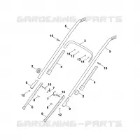 B   Guidon inférieur pour Stihl MB 545.1 VE