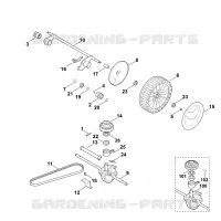 E   Axe, Transmission pour Stihl MB 545.1 VE
