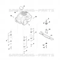 F   Moteur, lame pour Stihl MB 545.1 VM