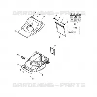 B   Carter pour Stihl MB 555 BS