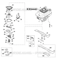 E   Moteur, lame pour Stihl MB 555 KS