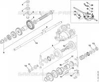D1   Réducteur pour Stihl MB 555 PRO