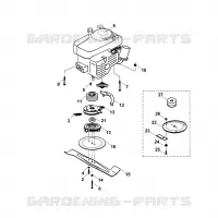 E1   Moteur, lame pour Stihl MB 555 PRO
