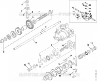 D1   Réducteur pour Stihl MB 555 S