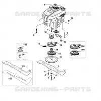 E   Moteur, lame pour Stihl MB 555 C