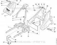 B   Chassis pour Stihl MB 6 RC