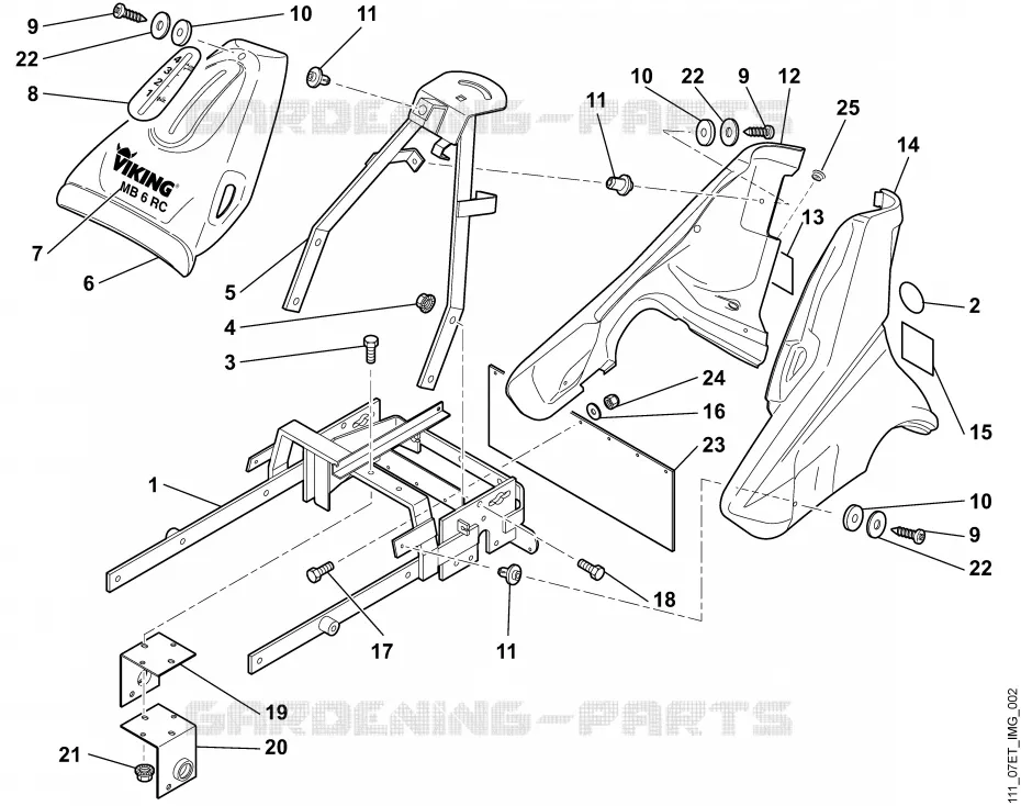 B - Chassis Stihl Tondeuses Tondeuses VIKING : MB MB 6 RC  MB 6 RC
