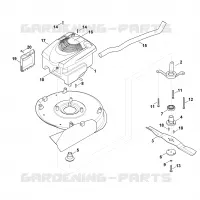 D   Moteur, lame pour Stihl MB 6 RH