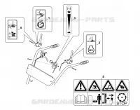 G   Autocollant pour Stihl MB 6 RH
