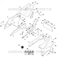 B   Chassis pour Stihl MB 6.1 RH