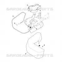 C1   Carter, roue avant pour Stihl MB 6.1 RH