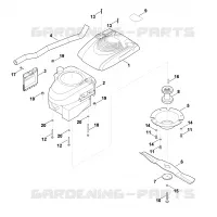 D   Moteur, lame pour Stihl MB 6.1 RH