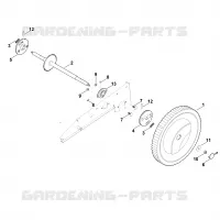 F   Roue arriere pour Stihl MB 6.1 RH