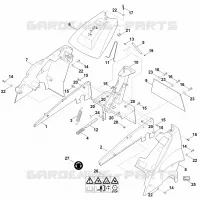 B   Chassis pour Stihl MB 6.2 RH