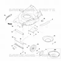 D   Carter, Axe pour Stihl MB 650.0 VS
