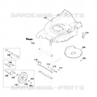 D1   Carter, Axe pour Stihl MB 650.0 VS