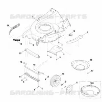 D   Carter, Axe pour Stihl MB 650.0 KS
