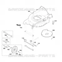 D1   Carter, Axe pour Stihl MB 650.0 KS