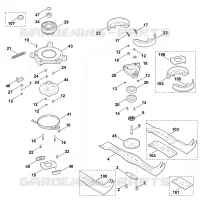 G   Lame, Embrayage de lame pour Stihl MB 650.0 KS