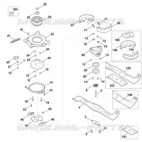 G   Lame, Embrayage de lame pour Stihl MB 650.0 OS