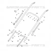 B   Guidon inférieur pour Stihl MB 650.0 T