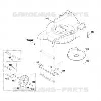 D1   Carter, Axe pour Stihl MB 650.0 T