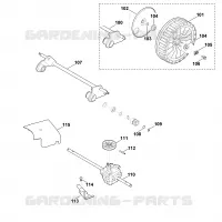 E1   Axe, Transmission pour Stihl MB 650.0 T