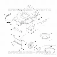 D   Carter, Axe pour Stihl MB 650.0 TK