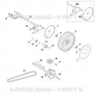E   Axe, Transmission pour Stihl MB 650.0 TK