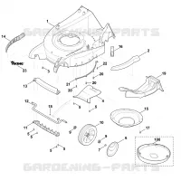 D   Carter, Axe pour Stihl MB 650.0 V