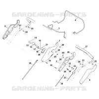 A   Guidon part haut pour Stihl MB 650.0 VM