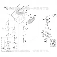 F   Moteur, lame pour Stihl MB 650.0 VM