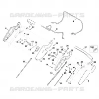 A   Guidon part haut pour Stihl MB 650.0 VE