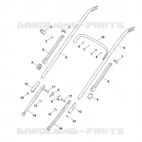 B   Guidon inférieur pour Stihl MB 650.0 VE