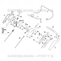 A   Guidon part haut pour Stihl MB 650.0 VQ